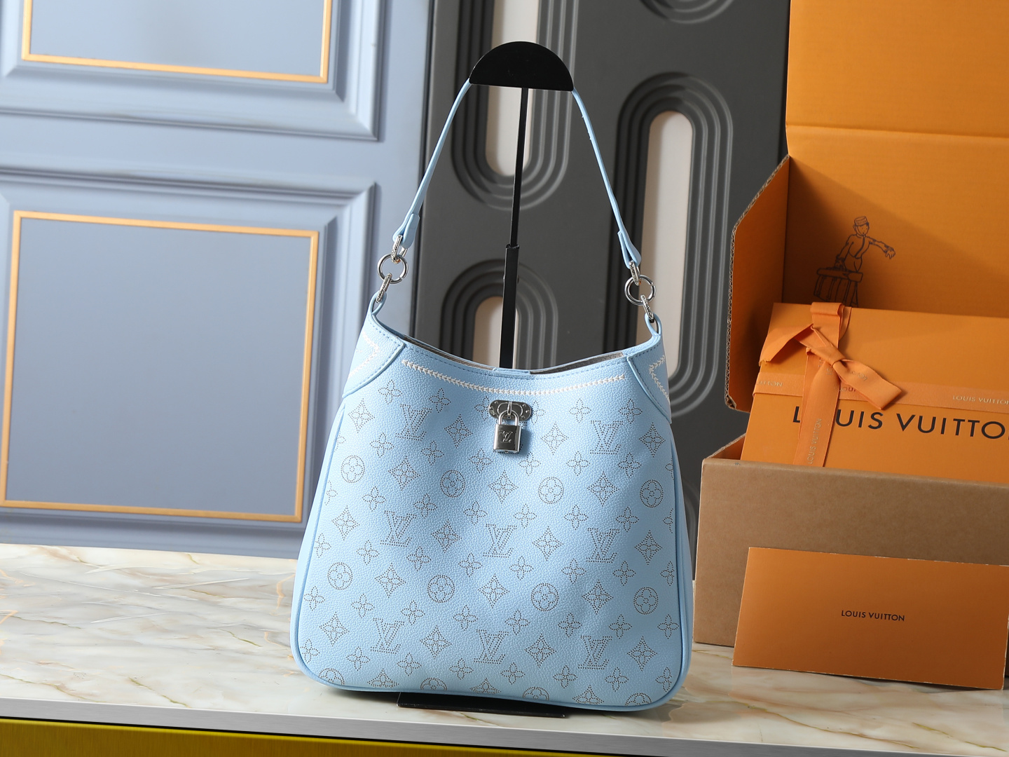 Louis Vuitton LV West BB Handbag Premium Canvas Model M25492 Gift Box Included Luxury Daily Wear Luxury Accessory